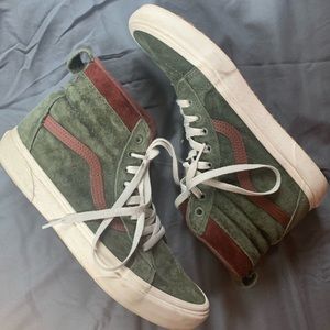 Vans MTE SK8-HI Sneaker Size 8.5M Lichen Green